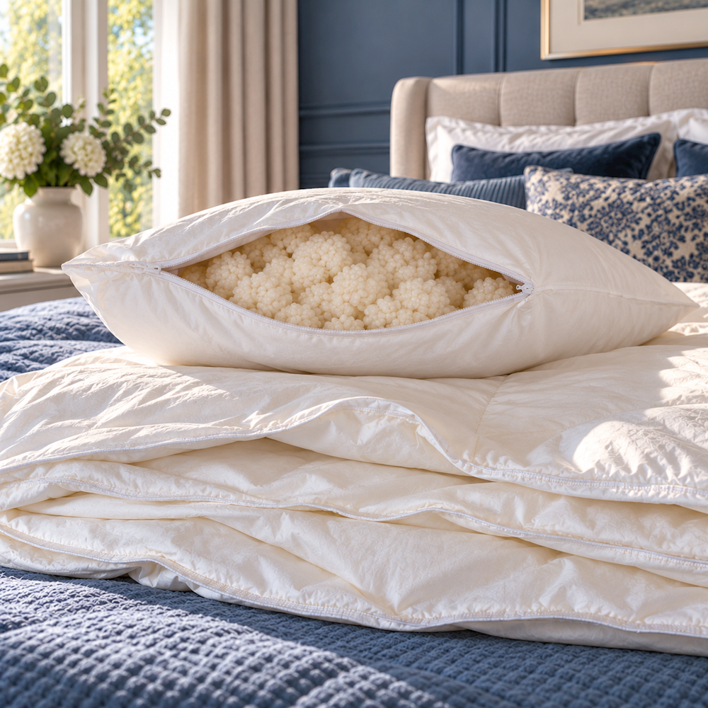 Michell Wool and Cashmere Filled Pillow With Zip